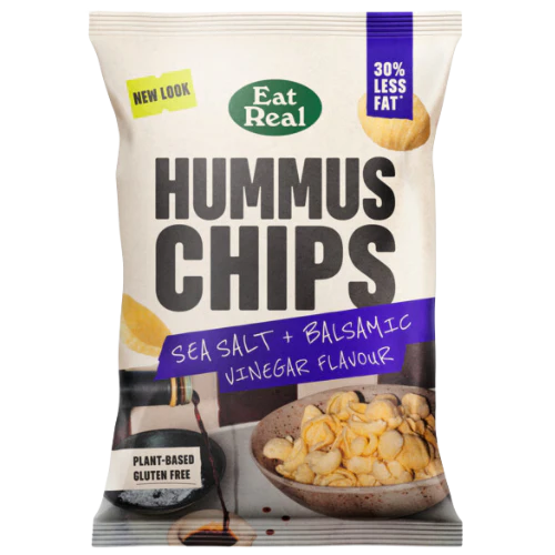 Eat Real Hummus Sea Salt & Balsamic Vinegar - 135g