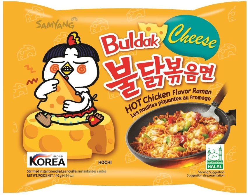 Samyang Buldak Cheese Hot Chicken Ramen - 140g
