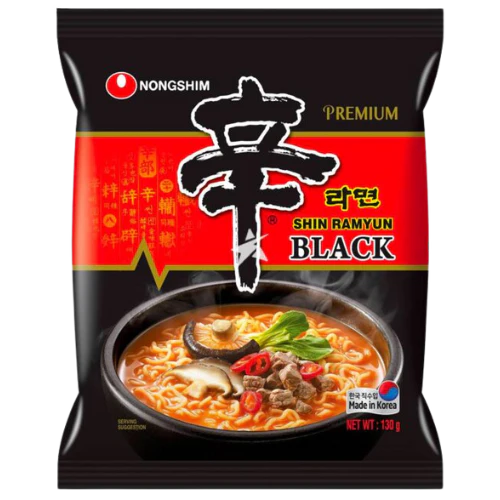 Nongshim Shin Ramyun Black Noodles - 130g