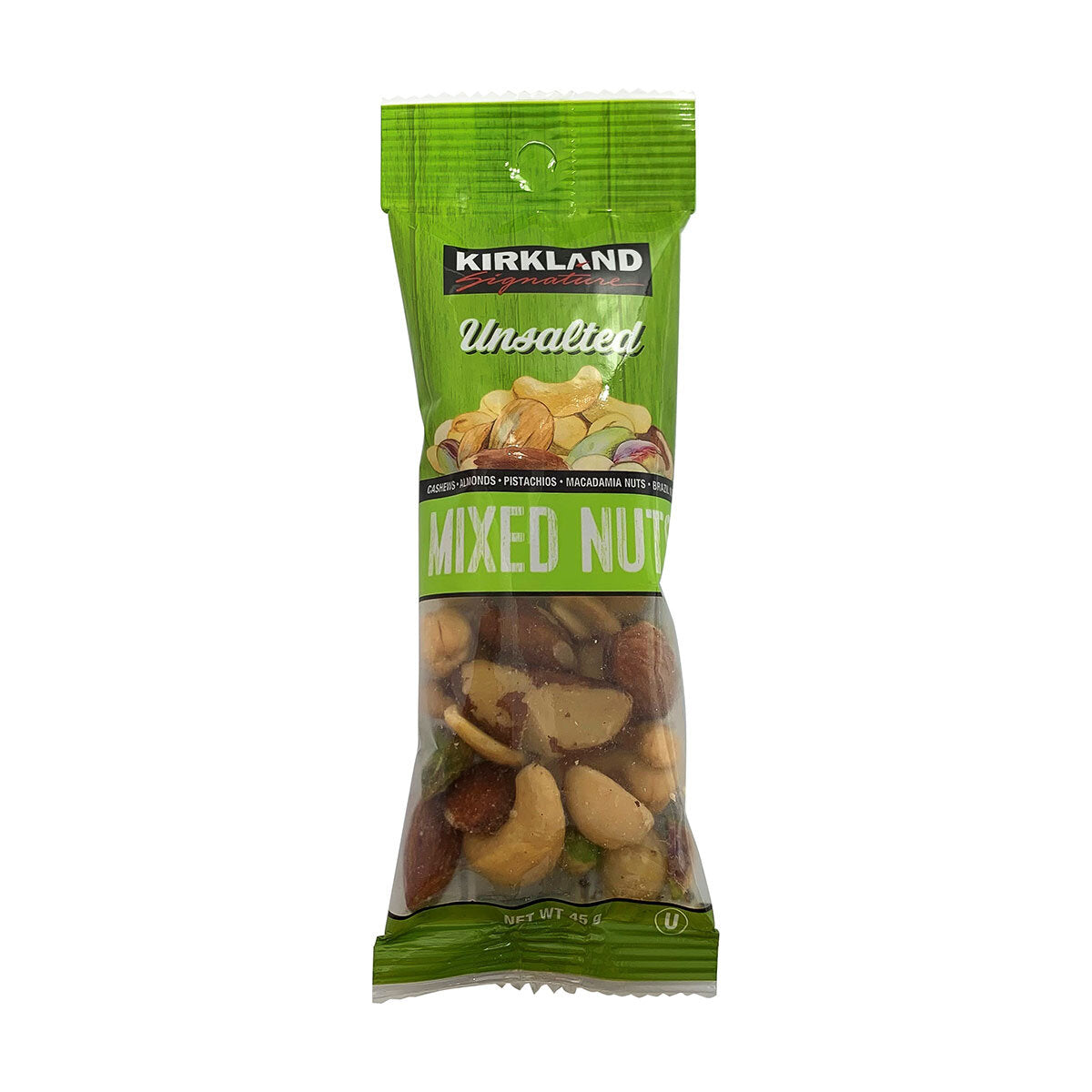 Kirkland Unsalted Mixed Nuts Snack Pack - 45g