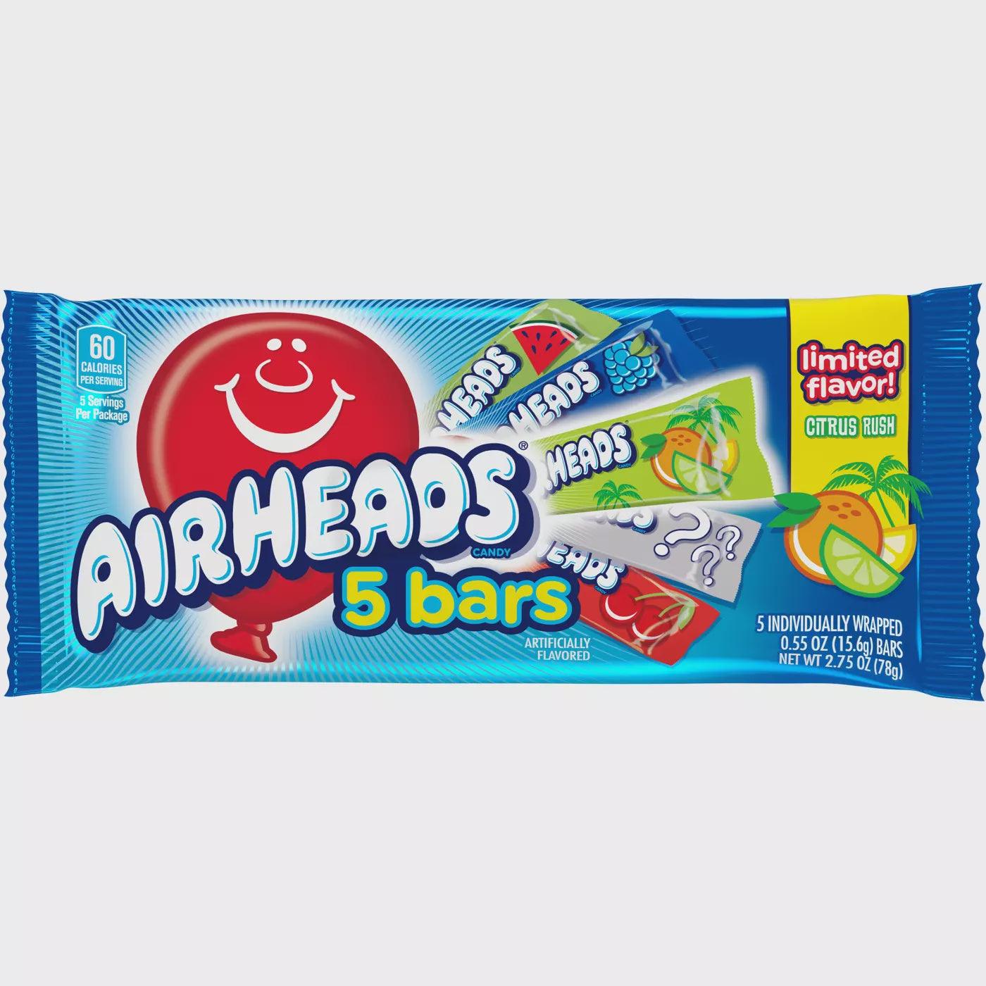 Airheads Assorted Flavours - 78g - Pack of 5 - Greens Essentials
