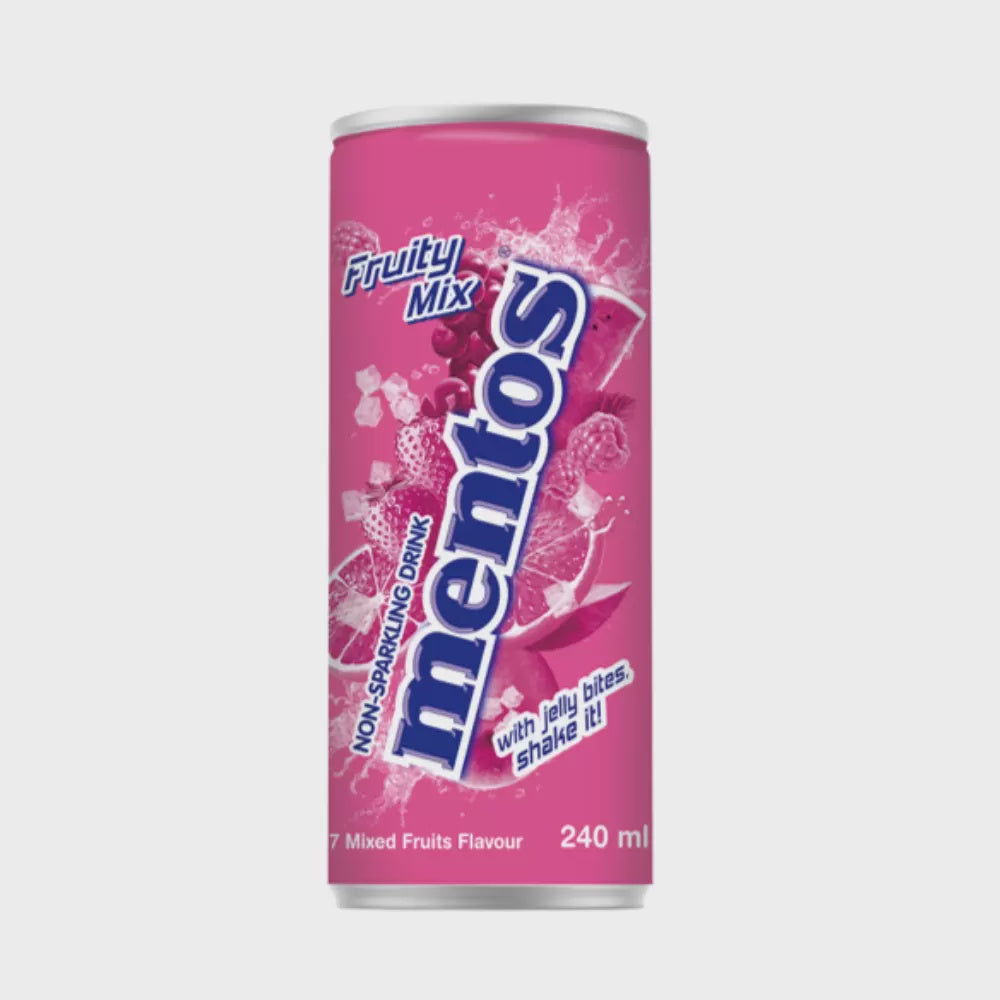Mentos Fruity Mix Soda Can - 240ml