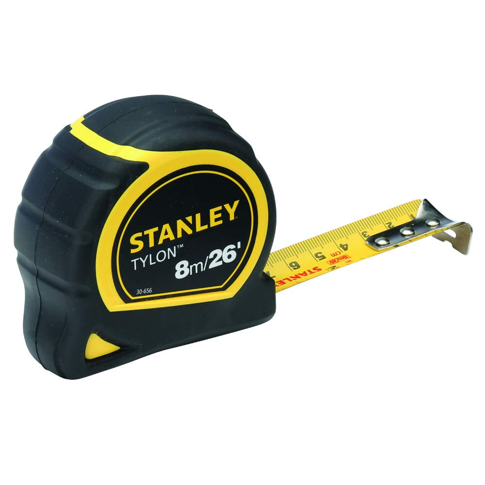 Stanley Tylon Pocket Tape Yellow/Black -  8m/26ft