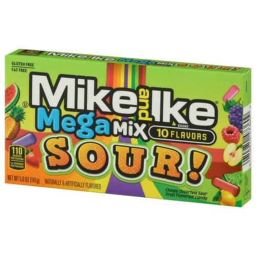 Mike and Ike Theater Mega Mix Sour - 141g - Greens Essentials