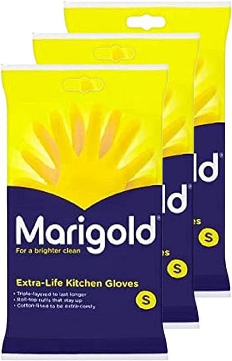 Marigold Extra Life Kitchen Gloves - Small - Pack of 6 - Greens Essentials