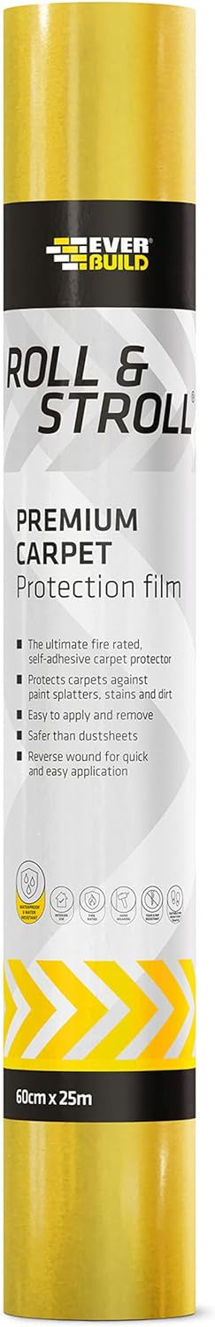 Everbuild Roll and Stroll Premium Carpet Protector - 600mm x 25 m