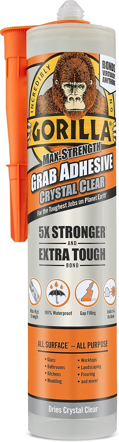 Gorilla Heavy Duty Grab Adhesive Crystal Clear -  270ml