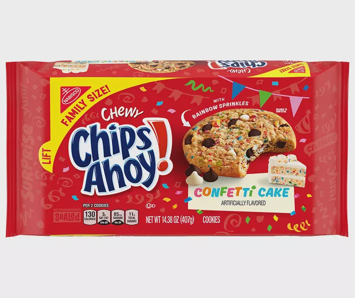 CHIPS AHOY! Chewy Confetti Cake Chocolate - 407g