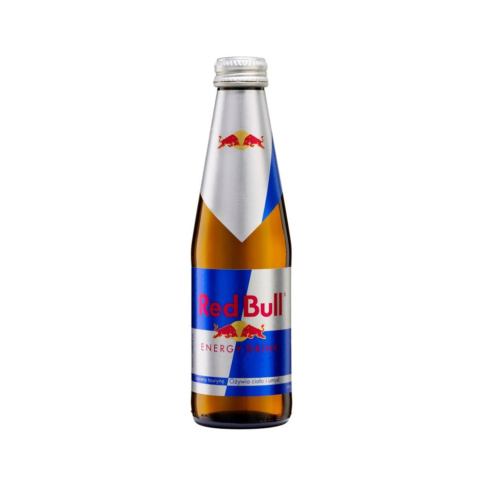 Red Bull Energy Drink Glass Bottle - 250ml
