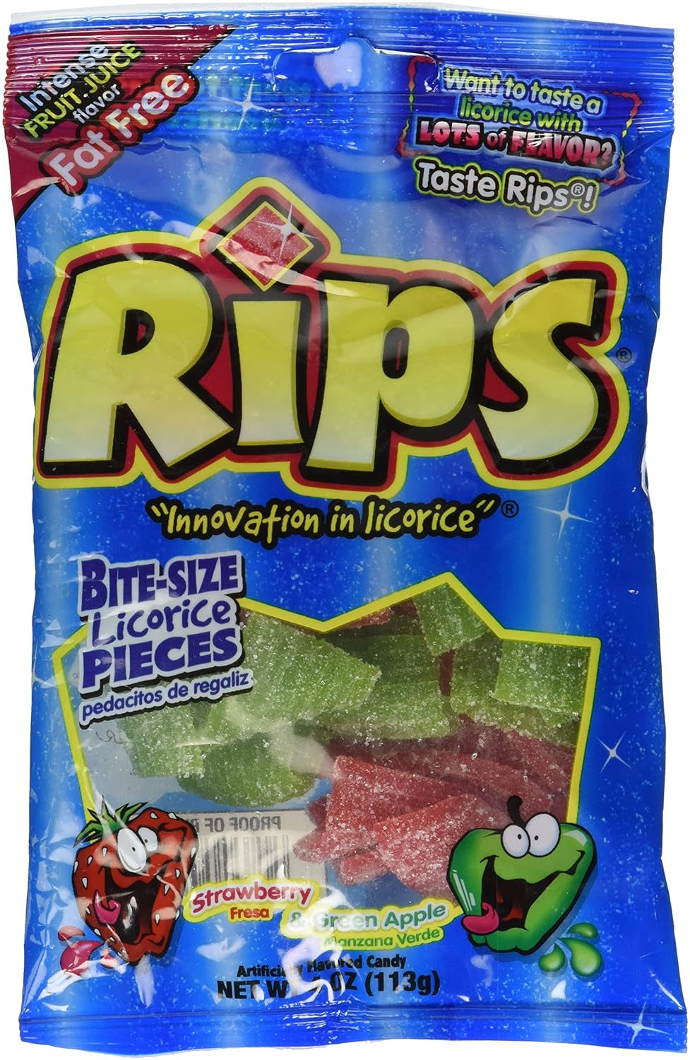 Rips Assorted Licorice Pieces - 113g