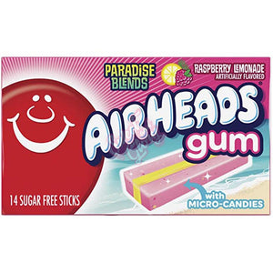 Airheads Raspberry Lemonade Gum - 33g - Greens Essentials