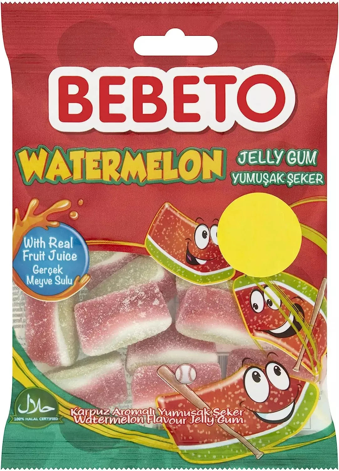 Bebeto Watermelon Gummy Candy - 70g - Greens Essentials