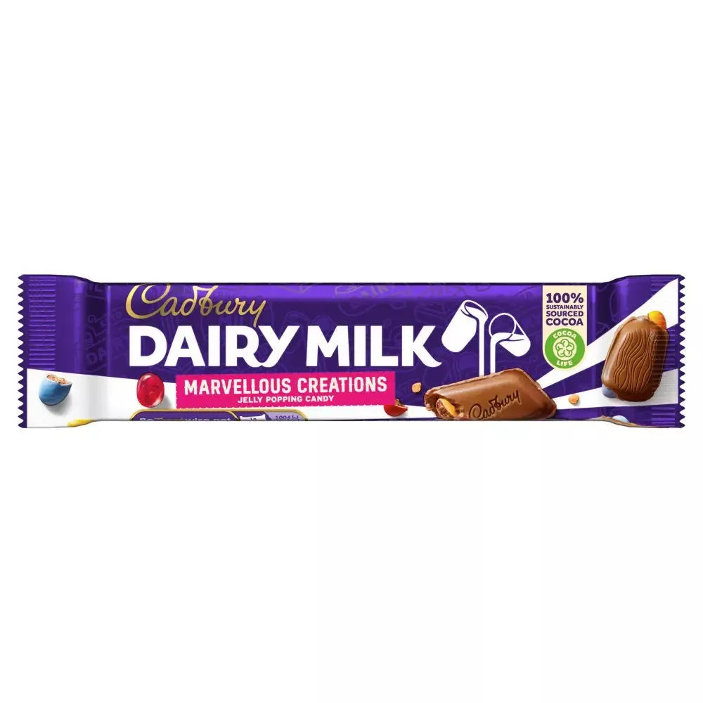 Cadbury Dairy Milk Marvellous Creations Jelly Popping Candy - Greens Essentials