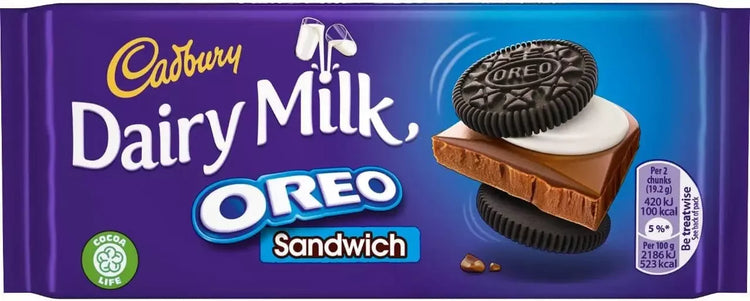 Cadbury Dairy Milk Oreo Sandwich - 96g - Greens Essentials