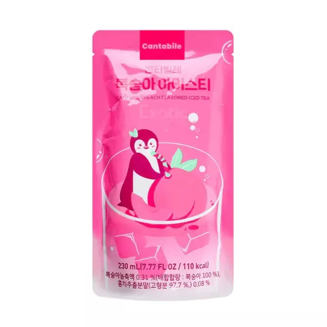 Cantabile - Peach Flavour Iced Tea - 230ml - Greens Essentials