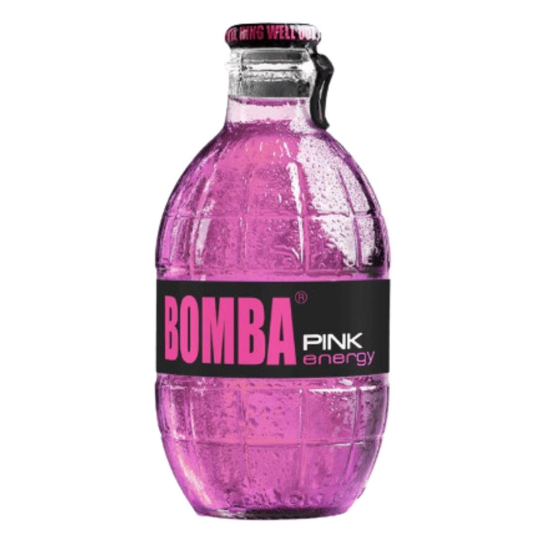 Bomba Pink Energy glass Grenade - 250ml - Greens Essentials