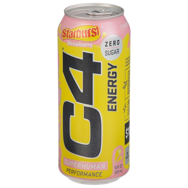 Cellucor C4 Sugar Free Starburst Strawberry Energy Drink - 500ml