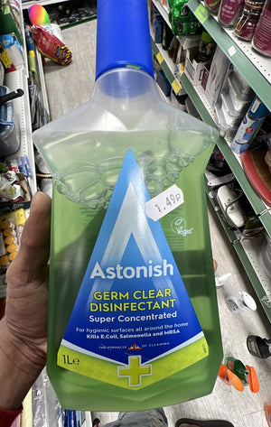 Astonish Multi-Purpose Super Concentrated Germ Clear Disinfectant, 1L - Greens Essentials