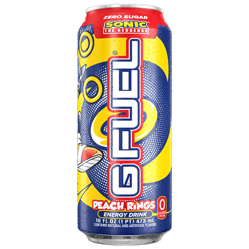 G Fuel Sonics Peach Ring Energy Drink - 473ml