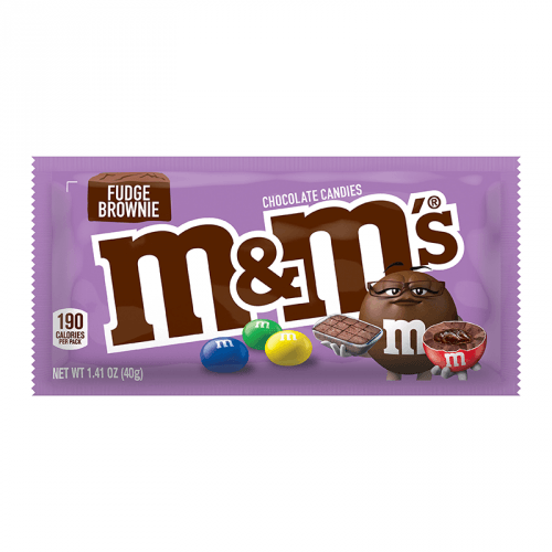 M&M Chocolate Fudge Brownie - 40g - Greens Essentials