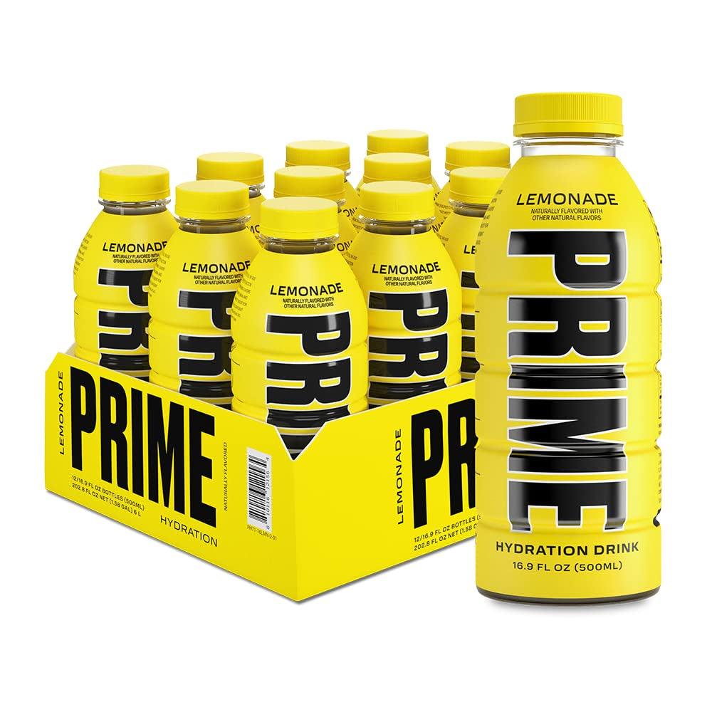 Prime Hydration Lemonade - 500ml - Case of 12 - Greens Essentials