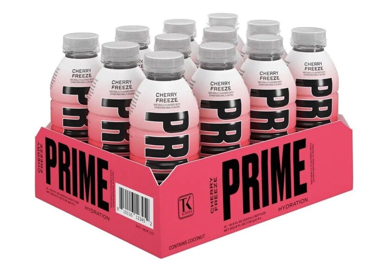 Prime Hydration Drink Cherry Freeze - 500ml - Case of 12